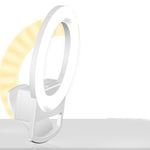 Luz de preenchimento para celular, luz circular, luz bicolor com aquecimento e resfriamento, ideal para selfies de beleza
