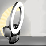 Luz de preenchimento para celular, luz circular, luz bicolor com aquecimento e resfriamento, ideal para selfies de beleza