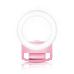 Luz de preenchimento para celular, luz circular, luz bicolor com aquecimento e resfriamento, ideal para selfies de beleza