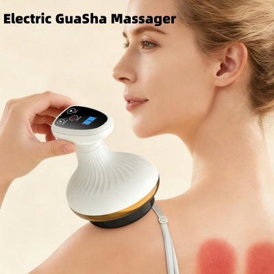 Electric Gua Sha Board Beauty Massager Cupping Device Electric Meridian Brush Home Abdominal Massage Gua Sha Board Massager